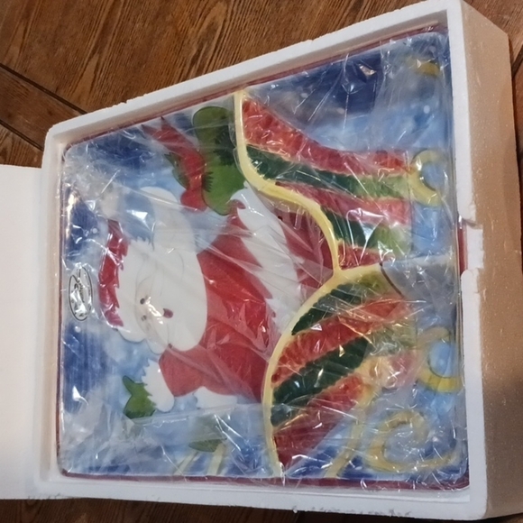 COPY - Santa Sleigh Chip and Dip Platter New in Box. Box 16. - Picture 2 of 4